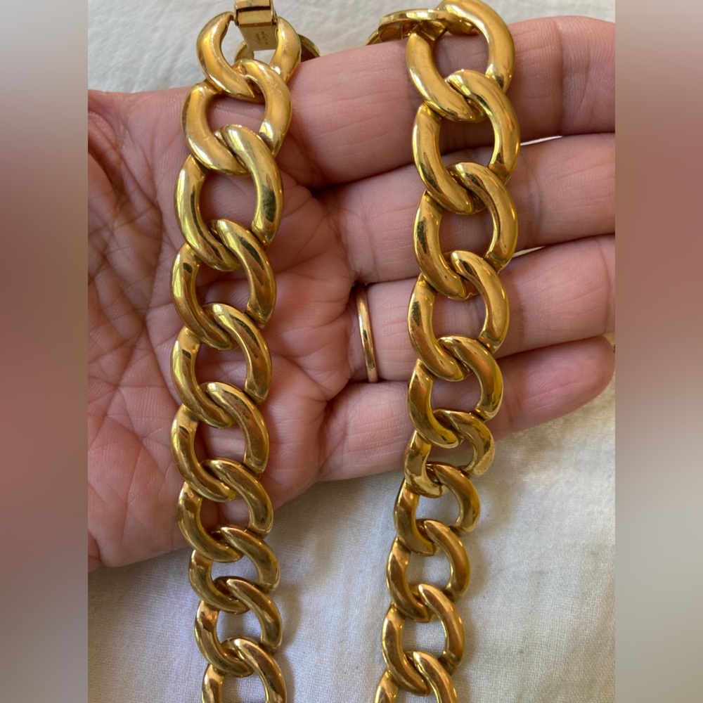 Napier‎ Vintage Chunky Link Necklace - Picture 3 of 9